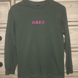Obey long sleeve shirt
